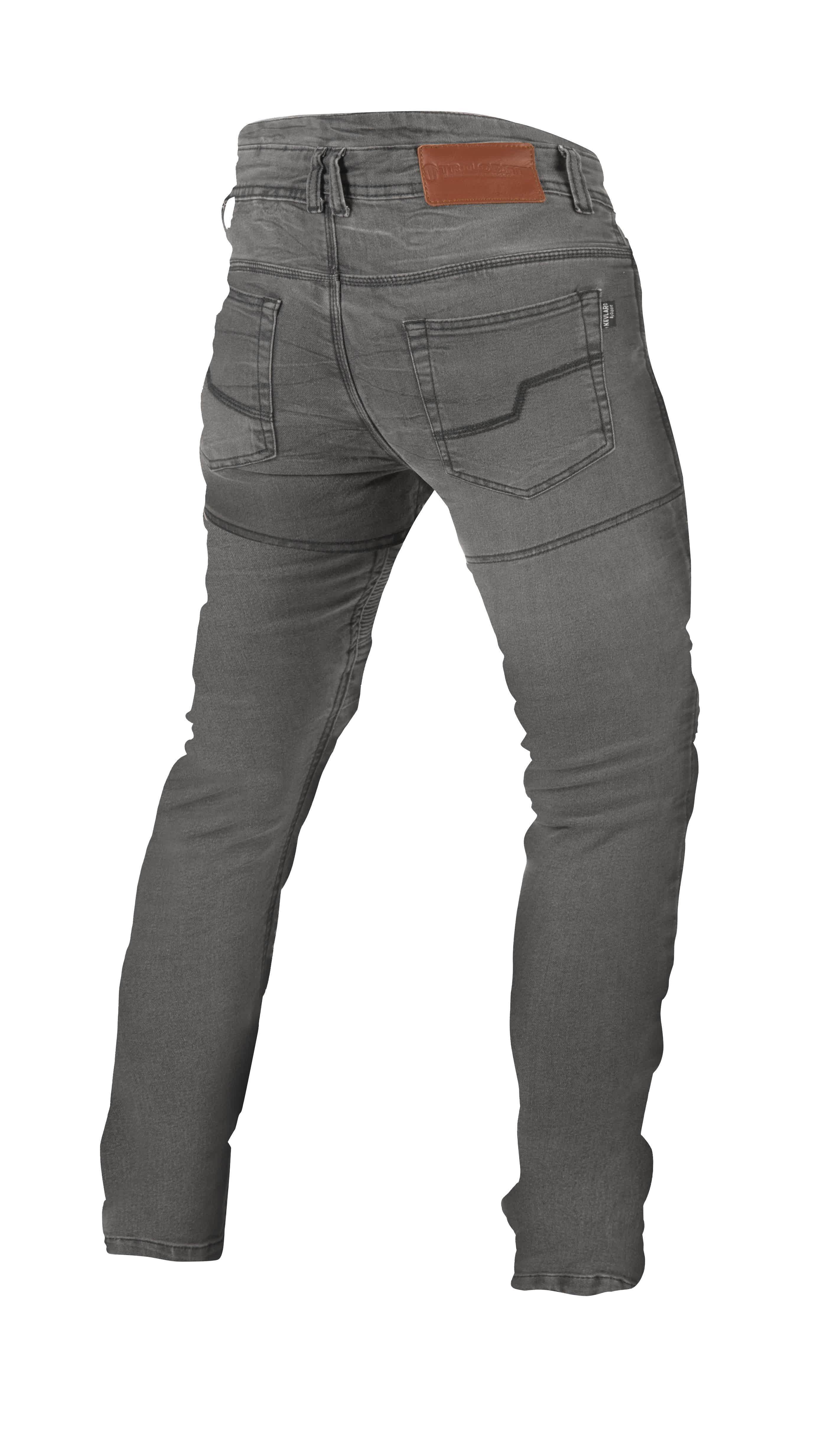 Motoristične jeans hlače Trilobite MICAS URBAN sive
