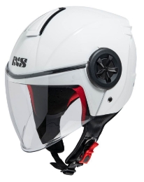 Motoristična odprta JET čelada z vizirjem iXS 851 1.0, bela