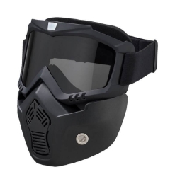 Motoristična očala z masko iXS za odprte JET čelade