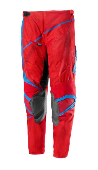 Motocross hlače iXS HURRICANE, rdeče/modre