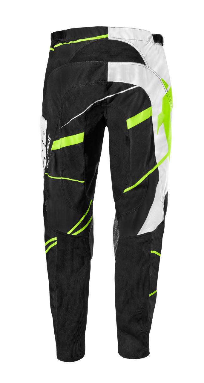 Motocross hlače iXS HURRICANE, črne/bele
