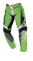 Otroške motocross hlače iXS SCRAT, zelene/bele