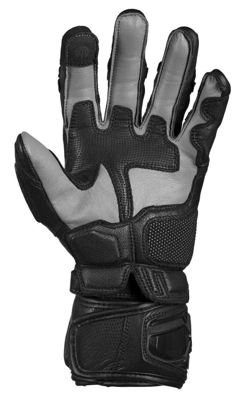 Športne motoristične rokavice iXS RS-300 2.0, črne