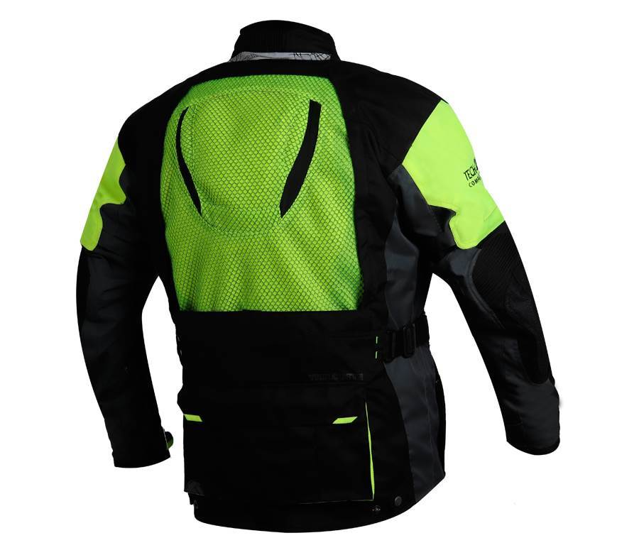 Motoristična airbag jakna Trilobite RIDEKNOW Tech-Air® 2091, črna/rumena