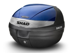 Kovček za skuter/motor SHAD SH29 (29 L), moder/črn