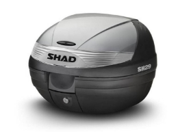 Kovček za skuter/motor SHAD SH29 (29 L), srebrn/črn