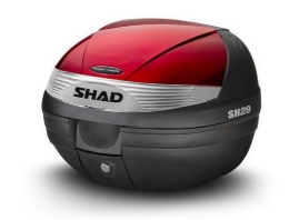 Kovček za skuter/motor SHAD SH29 (29 L), rdeč/črn