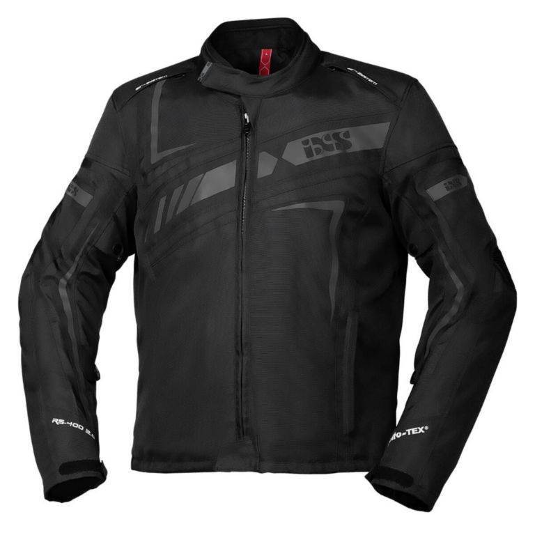 Športna motoristična jakna iXS RS-400-ST 2.0, črna