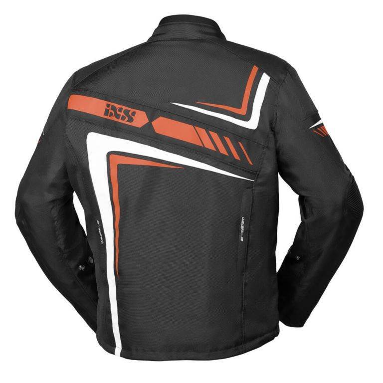 Športna motoristična jakna iXS RS-400-ST 2.0, črna/oranžna