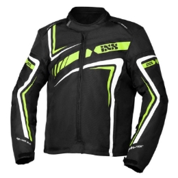 Športna motoristična jakna iXS RS-400-ST 2.0, črna/zelena