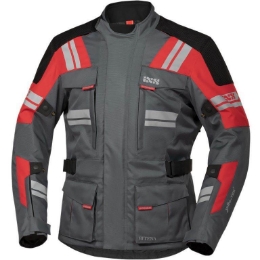 Motoristična jakna iXS Tour Blade-ST 2.0, siva/rdeča