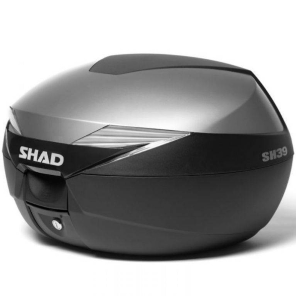 Moto kovček SHAD SH39 »SECURE LOCK« (39 L), črn/titan