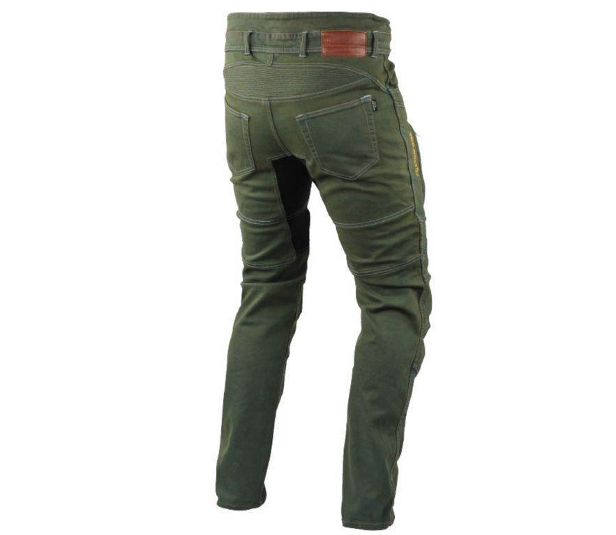 Motoristične jeans hlače Trilobite PARADO 661 "slim fit", kaki