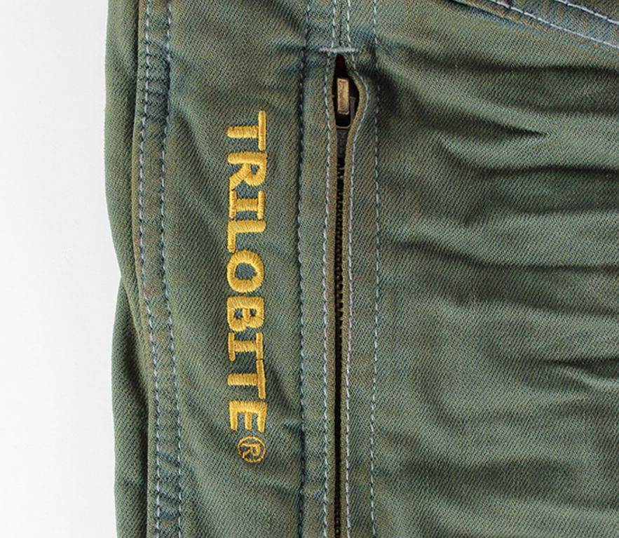 Motoristične jeans hlače Trilobite PARADO 661 "slim fit", kaki