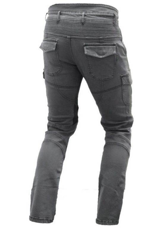 Motoristične jeans hlače Trilobite ACID SCRAMBLER 1664, sive