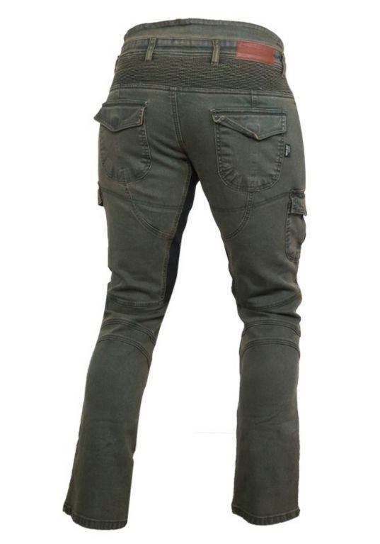 Motoristične jeans hlače Trilobite ACID SCRAMBLER 1664, hunter