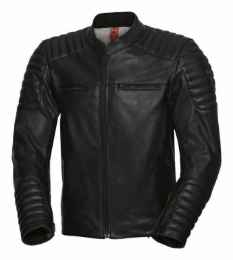 Usnjena motoristična jakna iXS Classic DARK, črna