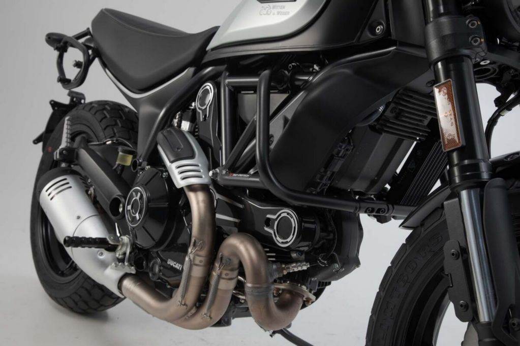 Cevna zaščita motorja SW-Motech - Ducati Scrambler 800 (vsi modeli), črna