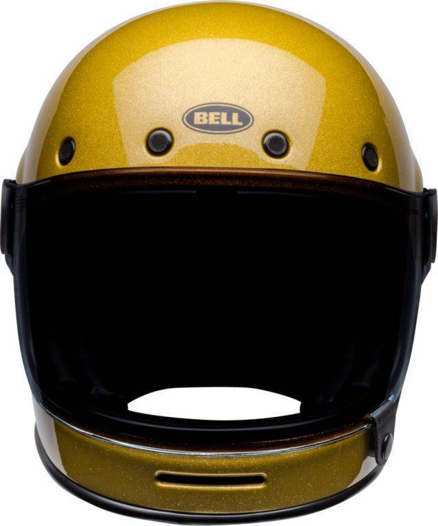Retro motoristična čelada BELL Bullitt Gold Flake