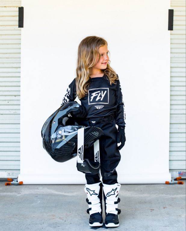 Otroške motocross rokavice FLY MX Lite, sive/rumene