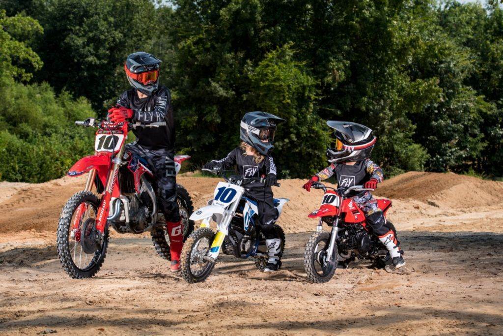 Otroške motocross rokavice FLY MX Lite, rdeče/bele