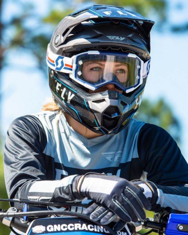 Ženske motocross rokavice FLY MX Lite, vijolične