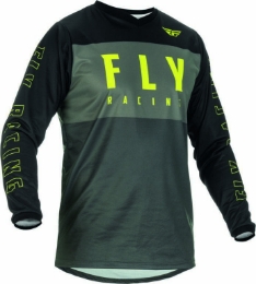 Motocross dres/majica FLY MX F-16, siva/črna