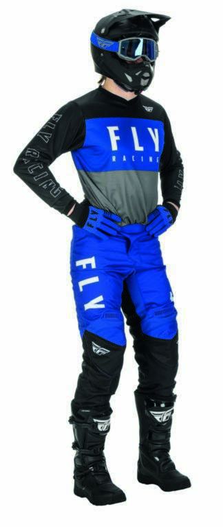 Motocross hlače/dres FLY MX F-16, modre/črne