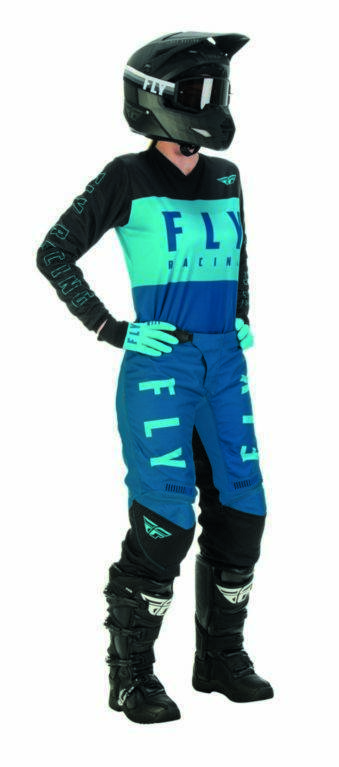 Ženska motocross majica/dres FLY MX F-16, modra/črna