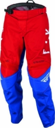 Otroške motocross hlače/dres FLY MX F-16, modre/rdeče