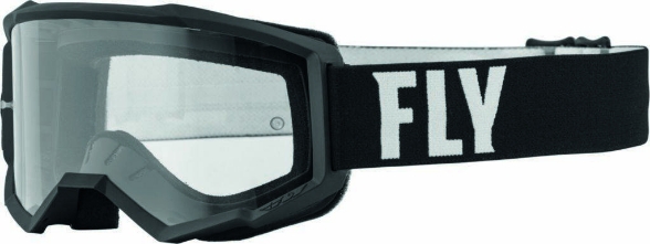 Otroška motocross očala FLY MX Focus, črna/bela