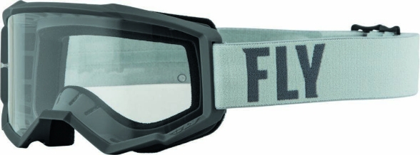 Otroška motocross očala FLY MX Focus, siva/bela