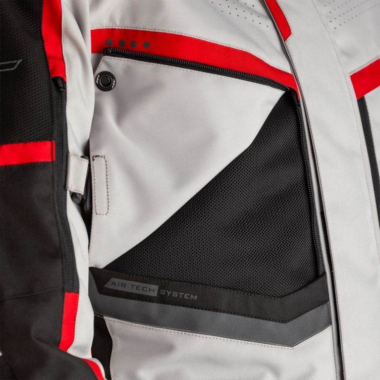 Adventure motoristična jakna RST Maverick, črna/bela/rdeča