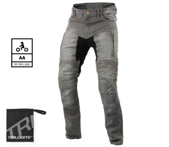 Slika Moto traperice Trilobite Parado 661 - slim fit, sive