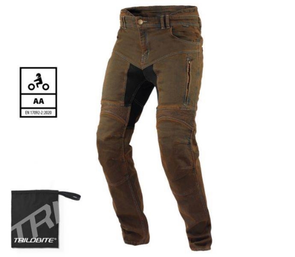 Slika Moto traperice Trilobite Parado 661 - slim fit, smeđe