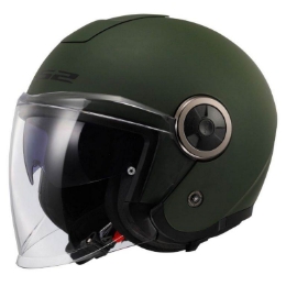 Slika Jet kaciga za skuter LS2 Classy Military Green (OF620)